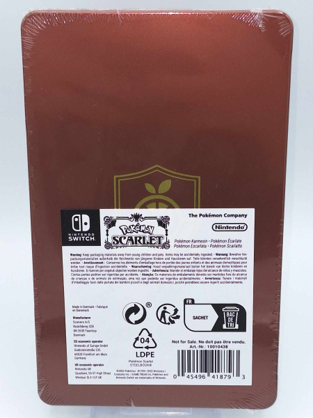 Pokemon Karmesin Vorbesteller Steelbook - NEU